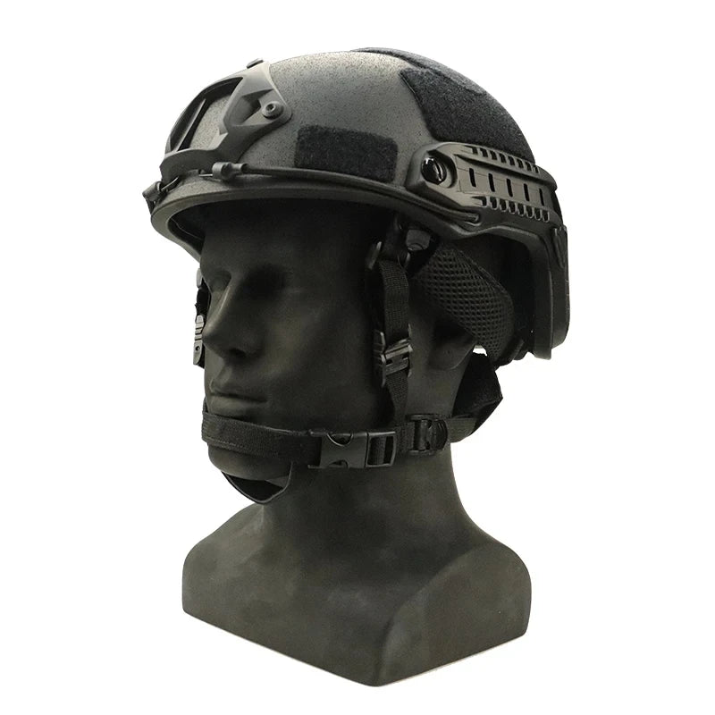 Kevlar Tactical Ballistic Helmet ACH High Cut Helmet NIJ IIIA Fast Wendy's Suspension Pad Safety Protective Bulletproof Helmet